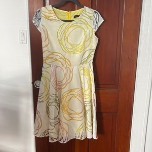 Floral midi dress for evening’s parties or wedding
